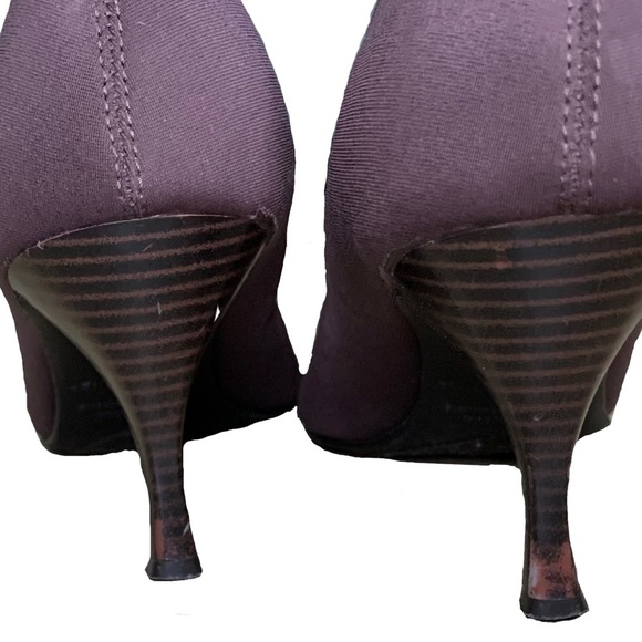 Preditions SOCK HEEL IN DEEP PURPLE/BROWN SIZE 8 - Picture 8 of 10